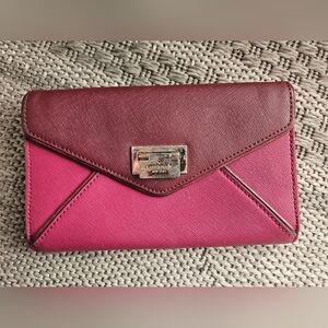 Kate Spade Purple burgundy convertible crossbody handbag